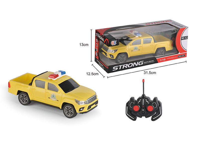 1:16 Hilux 4-Channel Remote Control Pickup Police Car