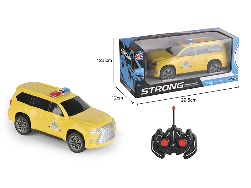 1:18 Lexus 570 4-Channel Remote Control Police Car