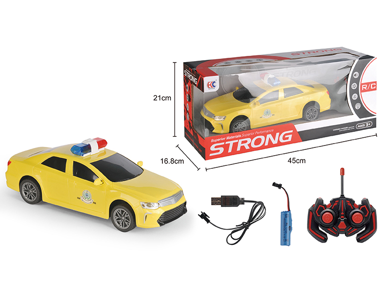 1:12 Camry 4-Channel Remote Control Police Car