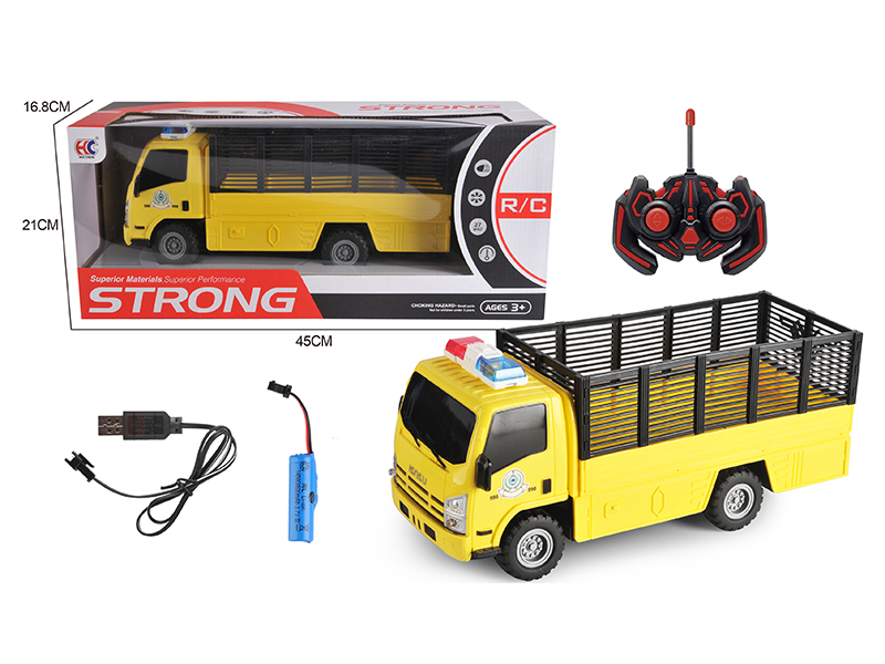 1:12 4-Channel Remote Control Police Car