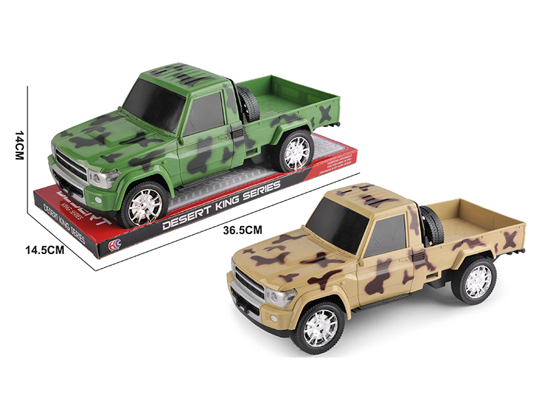 1:12 Friction Camouflage Pickup Truck