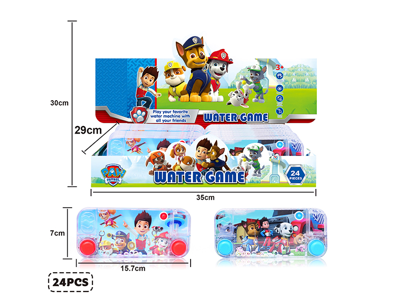 Paw Patrol Theme Water Game Toy(Candy Toy)24pcs