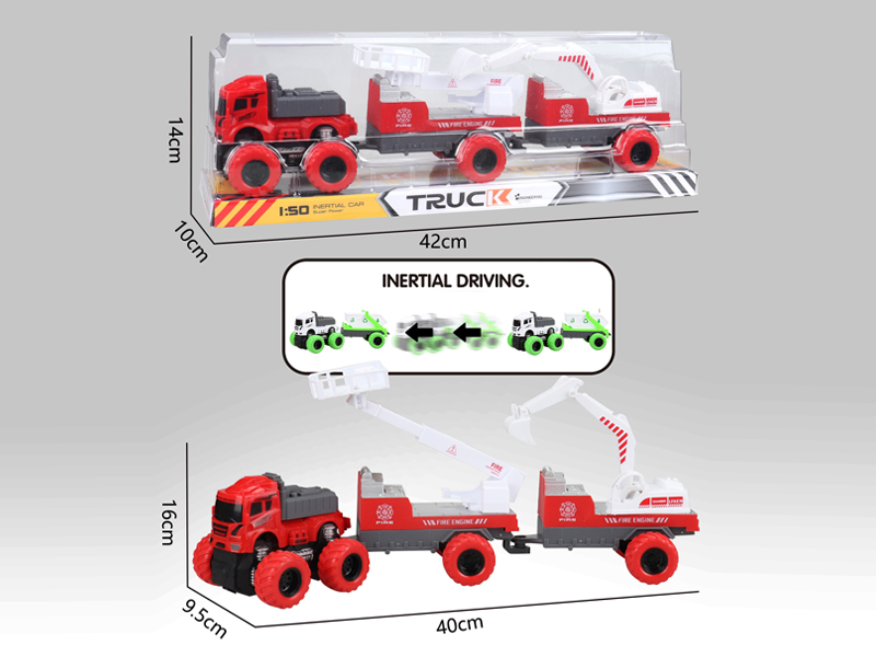 Friction Tractor Engineering Fire Lift With Excavator