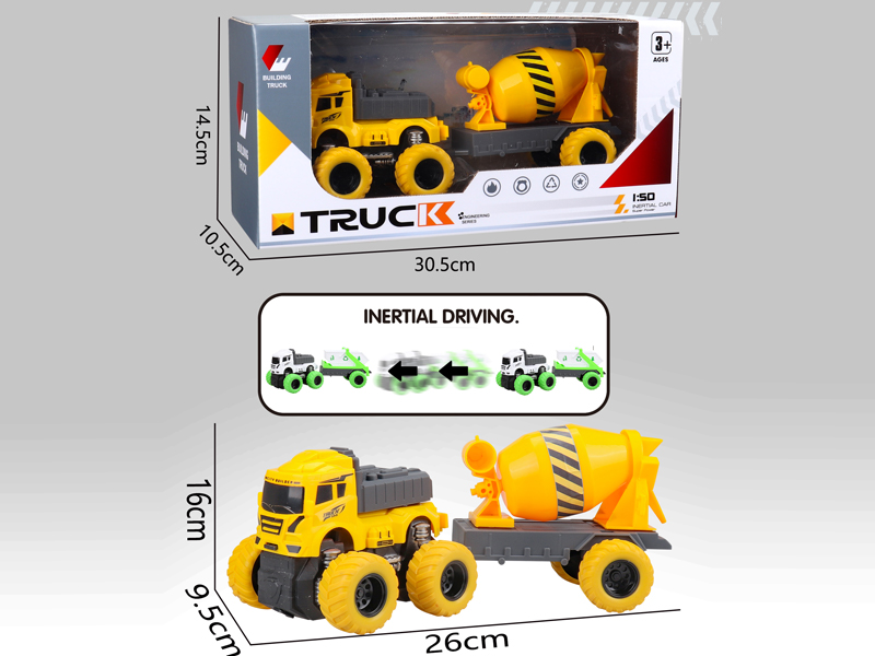 Friction Tractor Engineering Mixing Locomotive