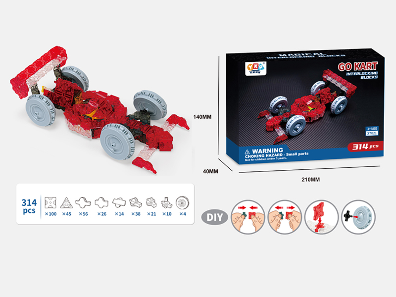 314PCS Go Kart Blocks