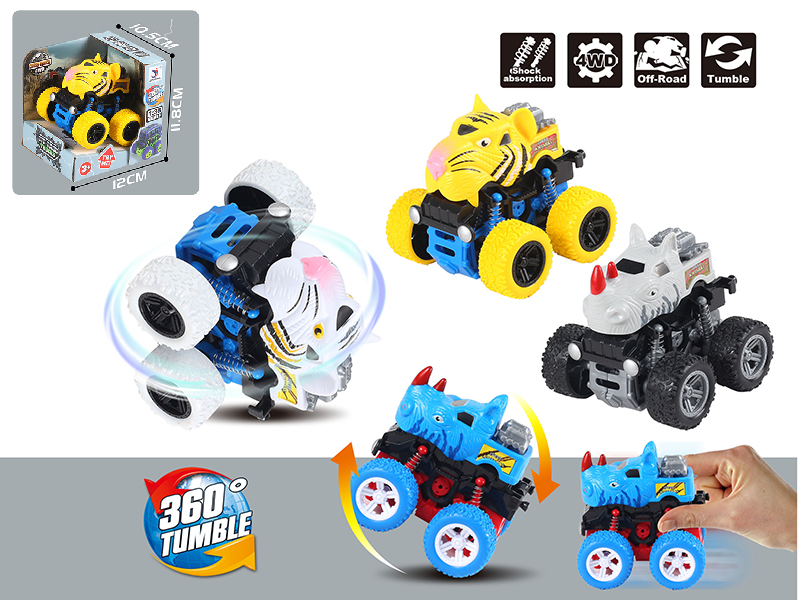 4WD Friction Stunt Animal Car