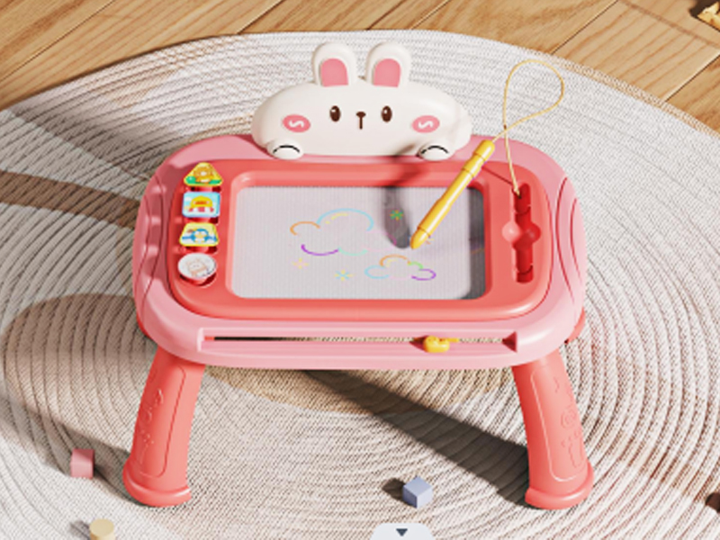 Large Pink Rabbit Writing Board With Leg