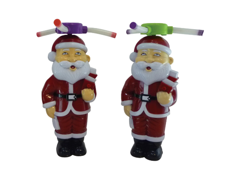 Santa Claus Windmill Toy  With 5 Lights And Music
