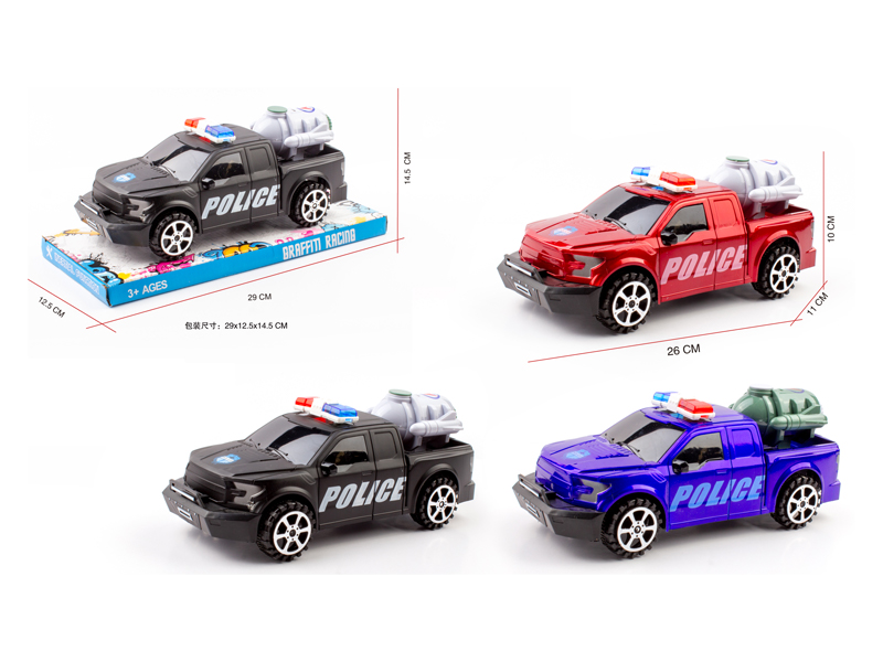 1:16  FordF150 Friction Pickup Police Car