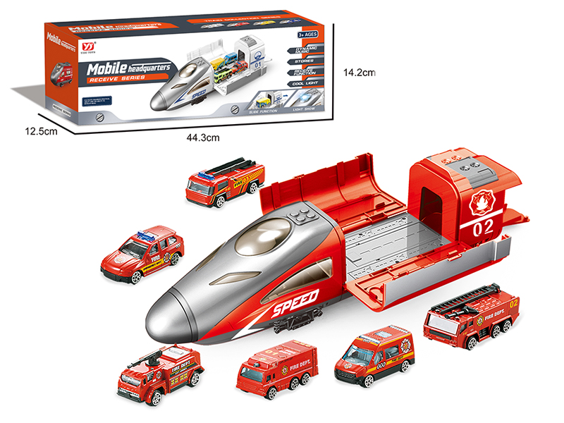 Friction Fire Control Series Storage Train(Light, Music)