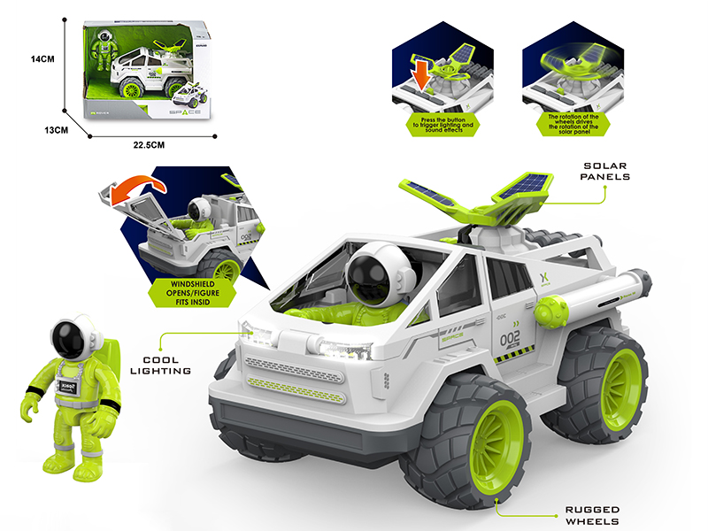 Friction Space Car With Sound And Lights