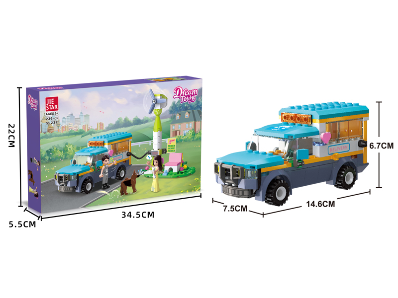 236PCS Pet Car Refueling Blocks