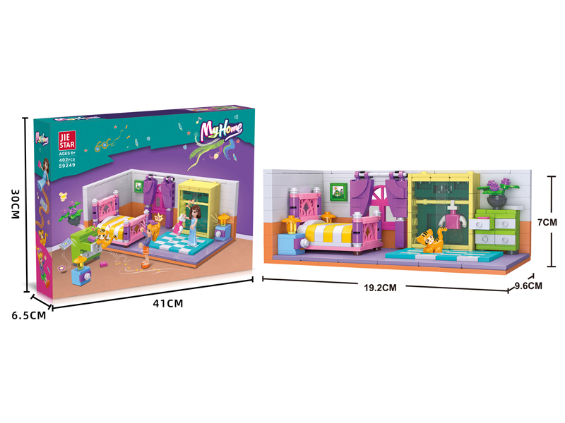402PCS Bedroom Building Blocks