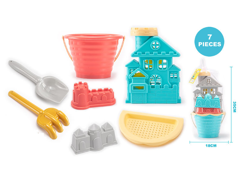 Beach Bucket Toy(7PCS)