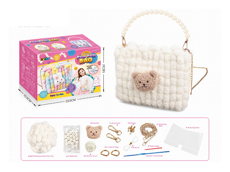 DIY Plush Crossbody Bag