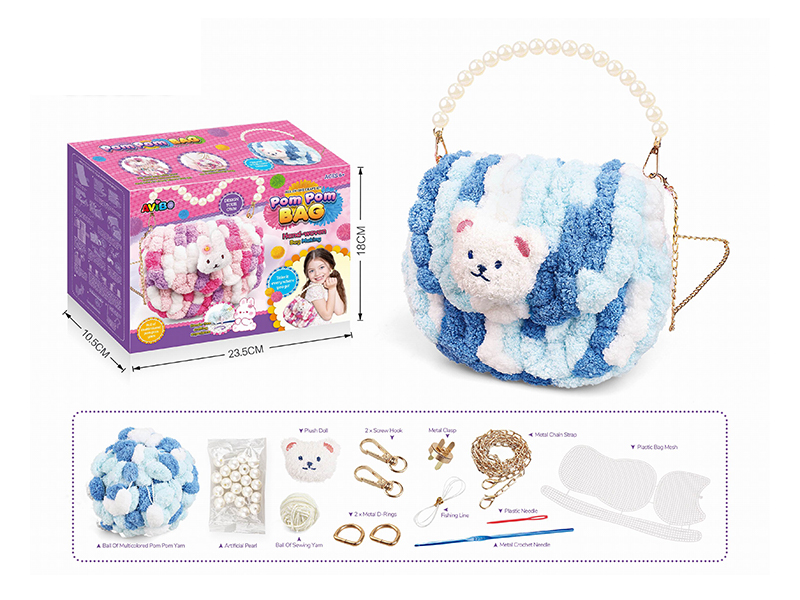 DIY Plush Crossbody Bag