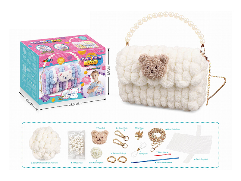 DIY Plush Crossbody Bag