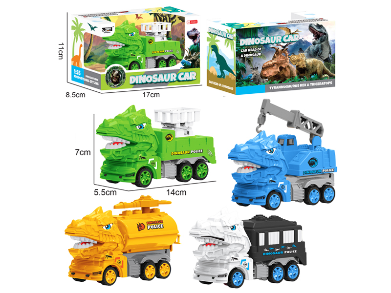 Friction Cartoon Police Tyrannosaurus Rex