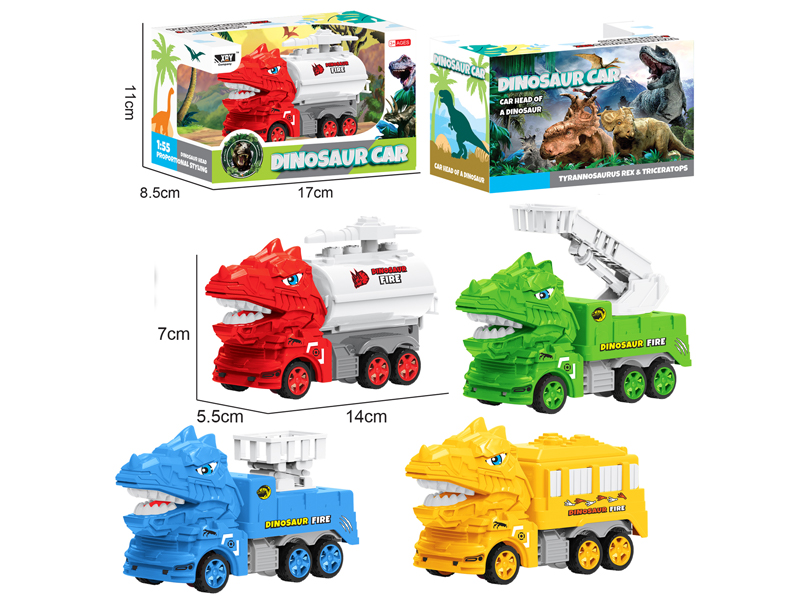 Friction Cartoon Fire Tyrannosaurus Rex