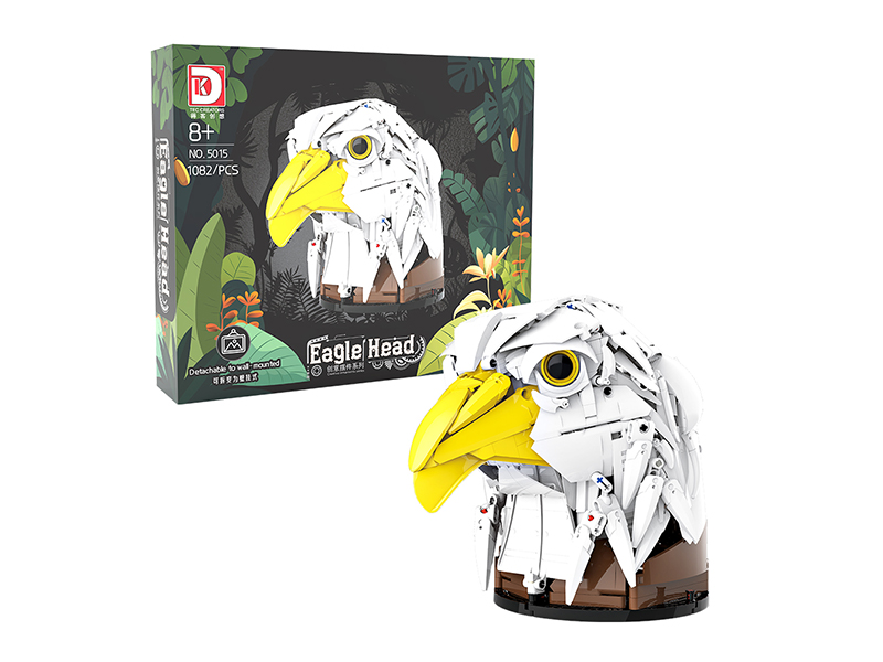 Eagle Head Ornament Building Blocks 1082+PCS