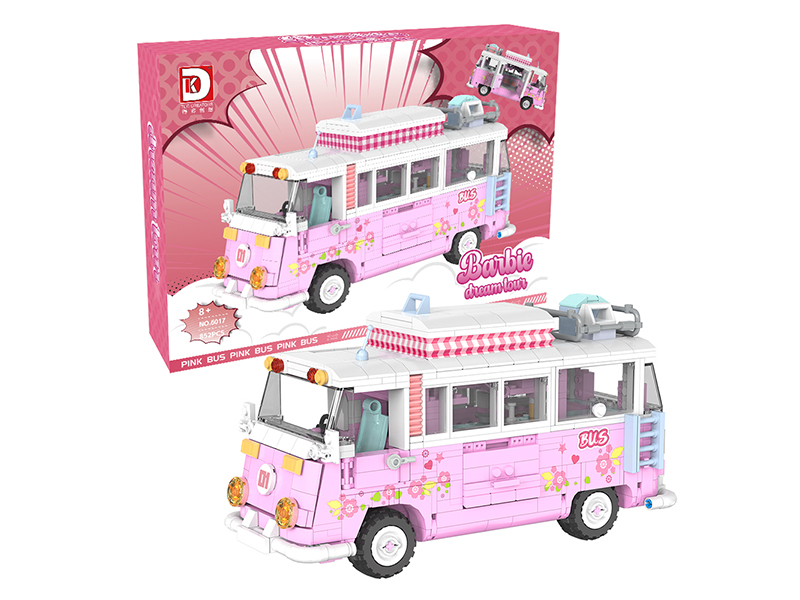 852+PCS Travel Bus Building Blocks