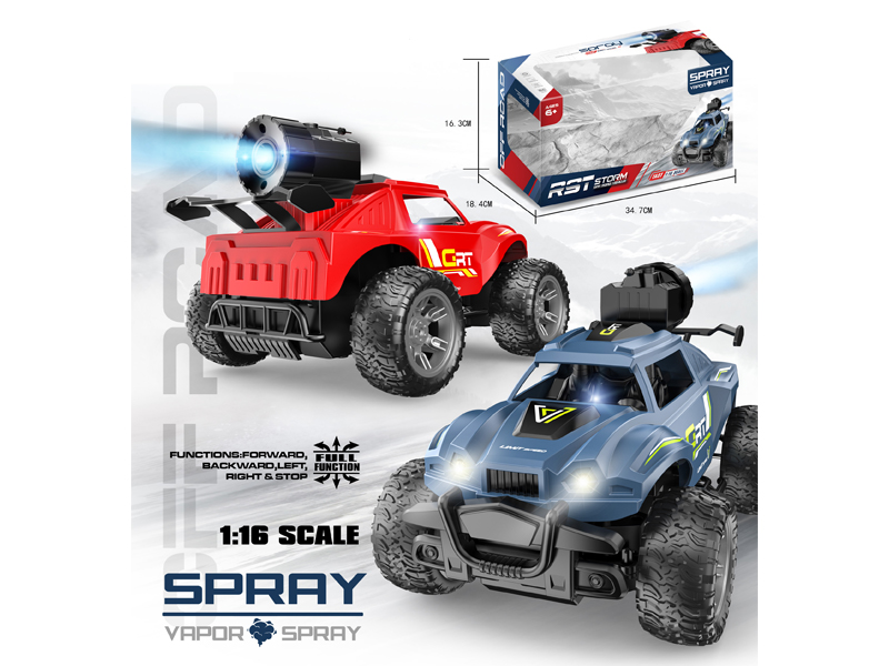 6CH R/C Simulated Spray Sedan Sports Car With Sound And Light