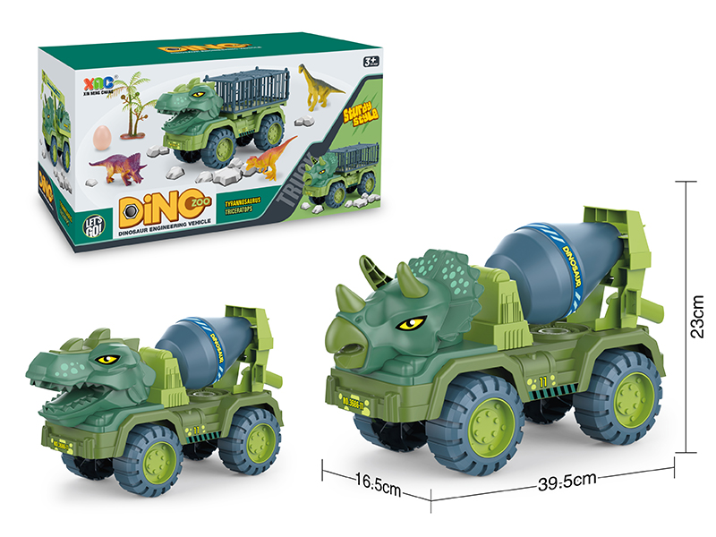 Slide Dinosaur Oil Tank Truck