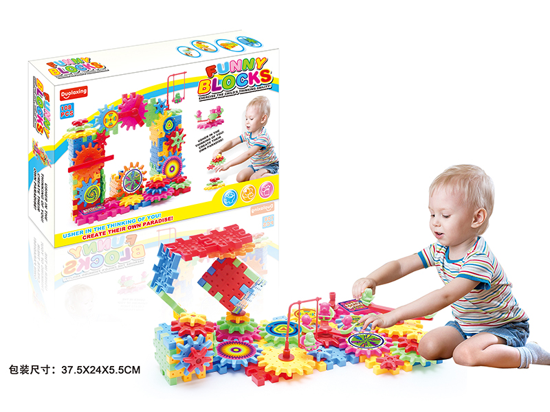 108PCS B/O Gear Building Blocks
