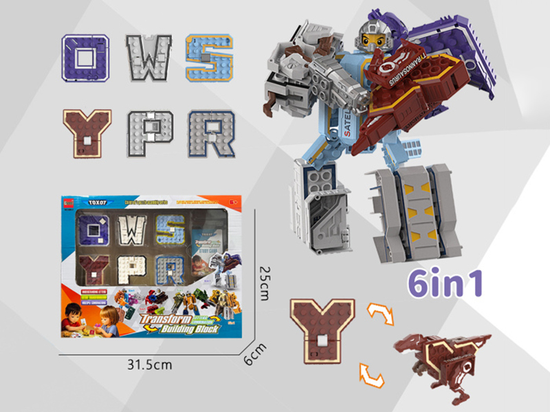 6 In 1 Transformation Building Blocks