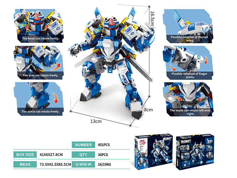 Building Blocks Mecha Robot 451pcs