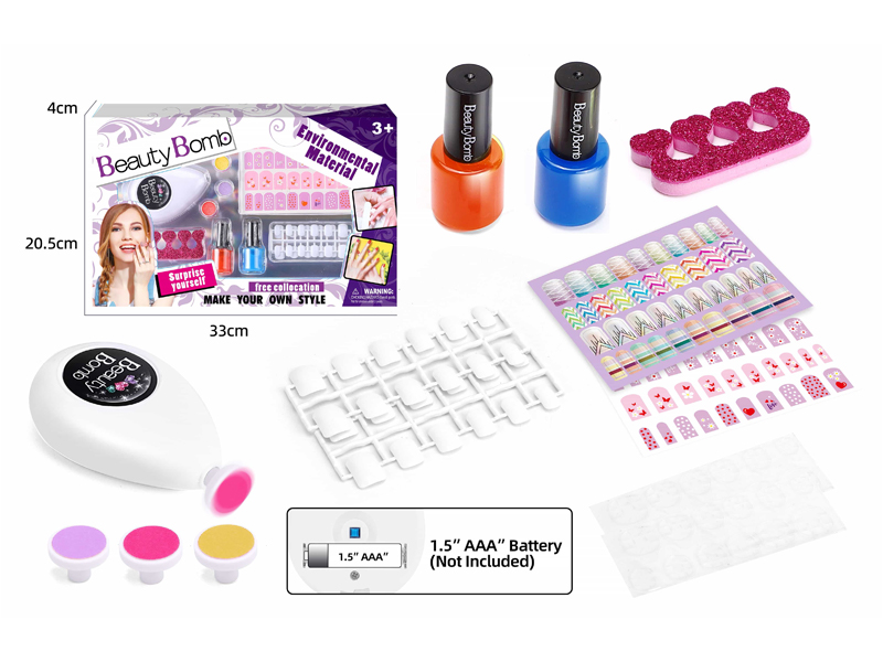 Nail Enhancement Set With Electric Nail Sharpener