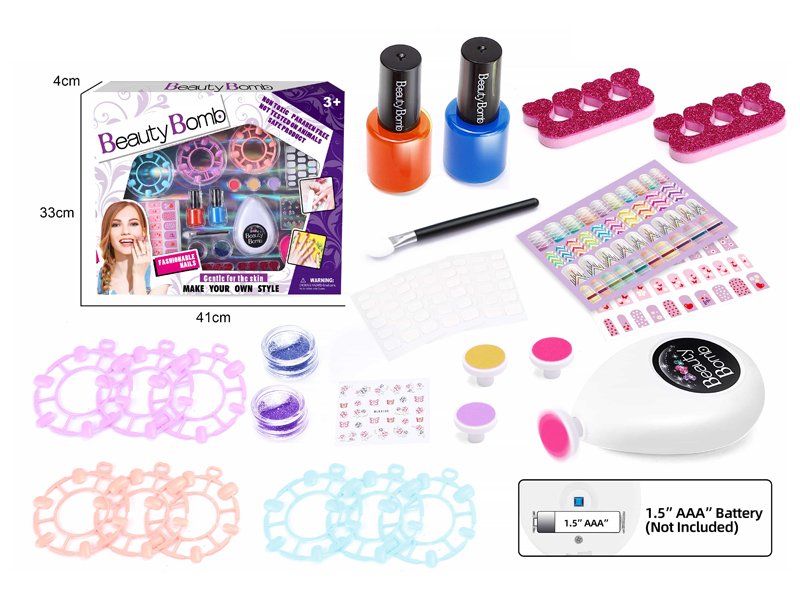 Nail Enhancement Set With Electric Nail Sharpener