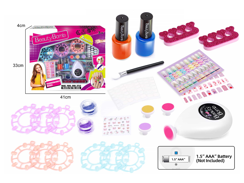 Nail Enhancement Set With Electric Nail Sharpener