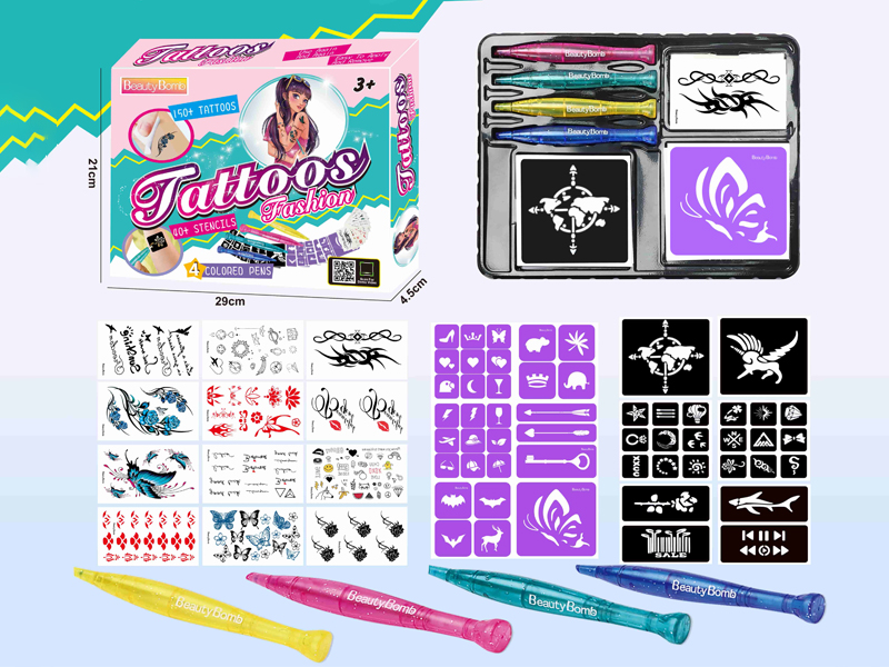 Tattoo Set With Pen
