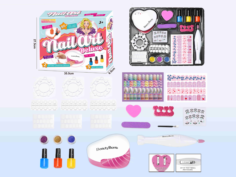 Nail Toy Set With Dryer And Nail Grinder
