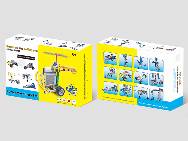 Upgraded Power Machinery Set Building Blocks