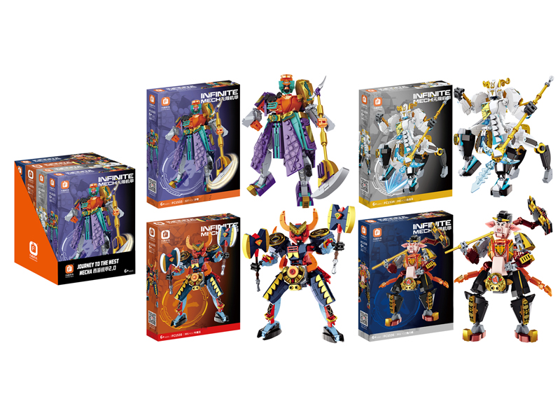 Building Blocks Of Journey To The West Mecha 1281PCS(4Box)