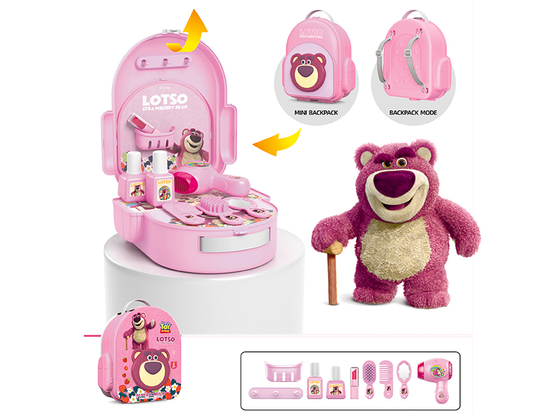 Mini Backpack - Dresser(Strawberry Bear)