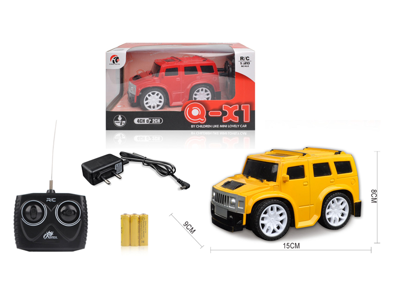 1:20 4CH R/C Q-Version Hummer Simulation Vehicle