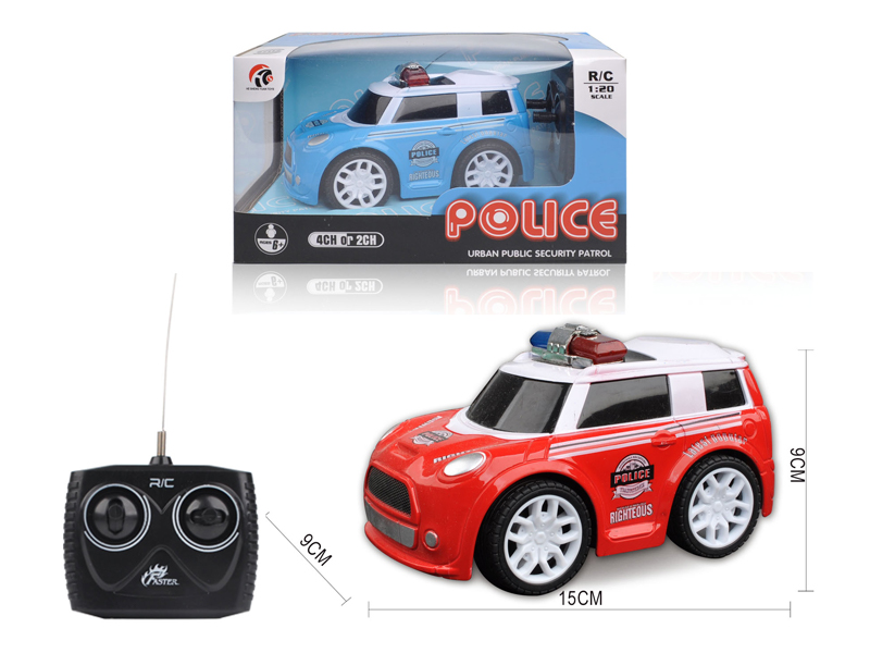 1:20 4CH R/C Q-Version Mini Police Car