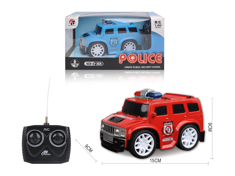 1:20 4CH R/C Q-Version Hummer Police Car