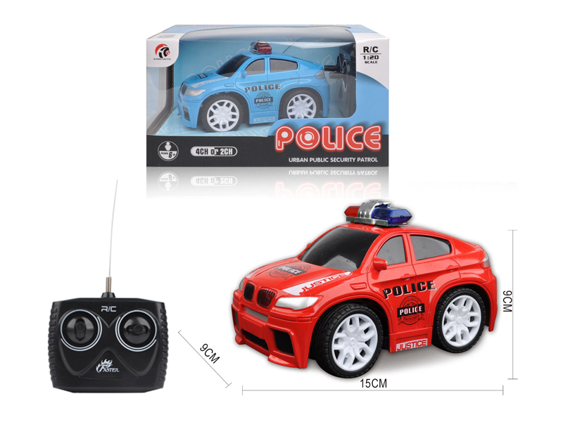 1:20 4CH R/C Q-Version BMW X6 Police Car