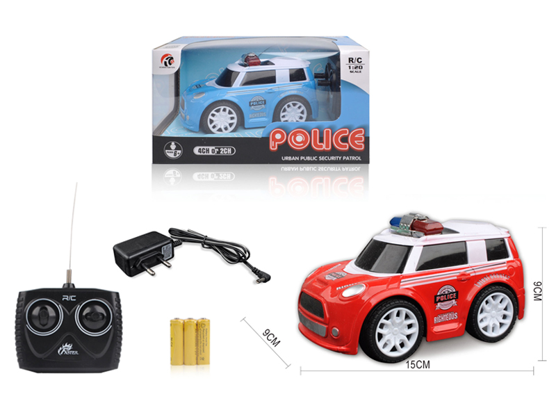 1:20 4CH R/C Q-Version Mini Police Car