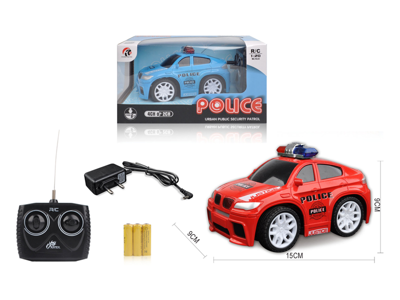 1:20 4CH R/C Q-Version BMW X6 Police Car