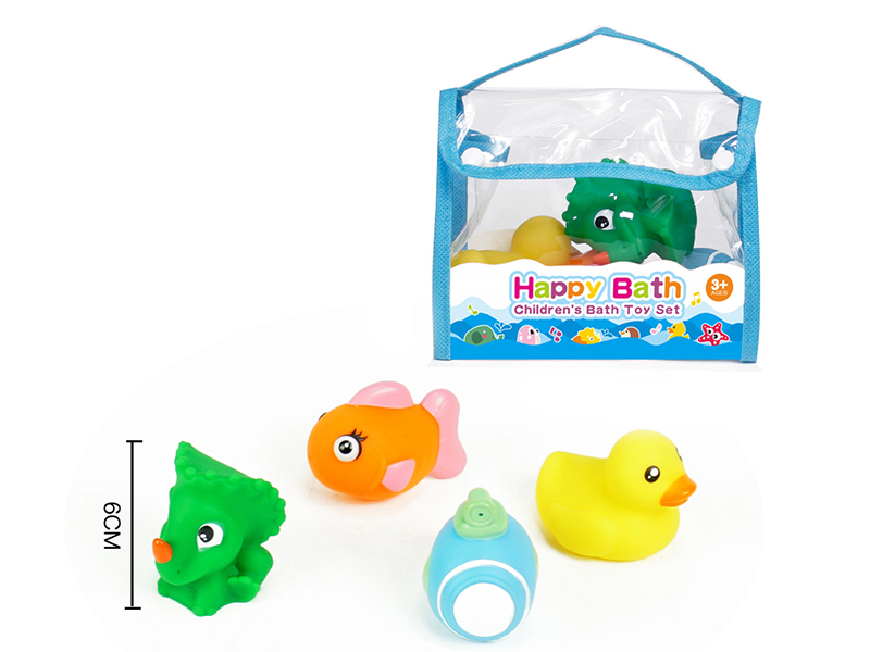 Water Spray Animals Bath Toys(Environmental)4pcs