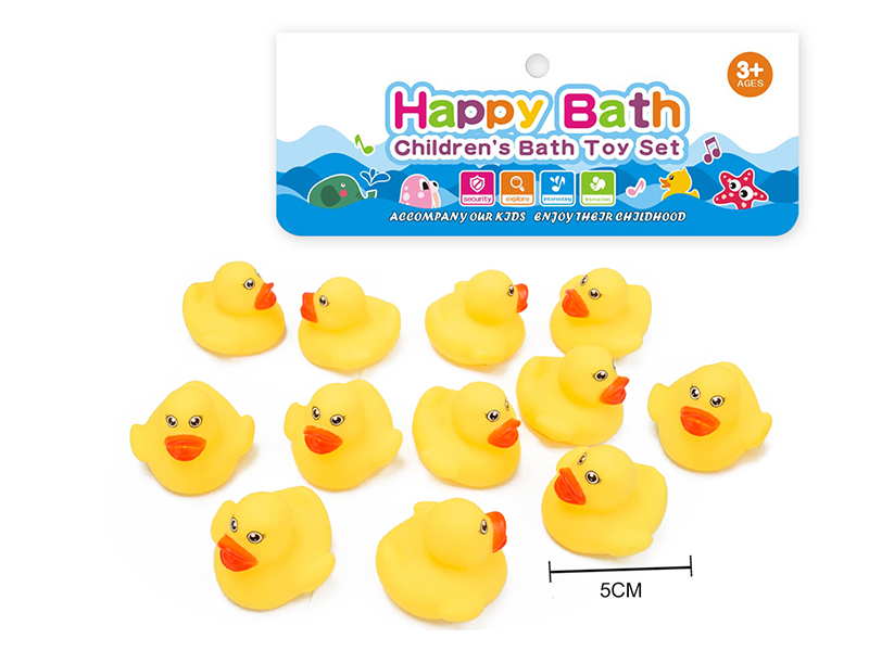 Environmental Children's Bath Toy Animals Set With Whistle 12pcs