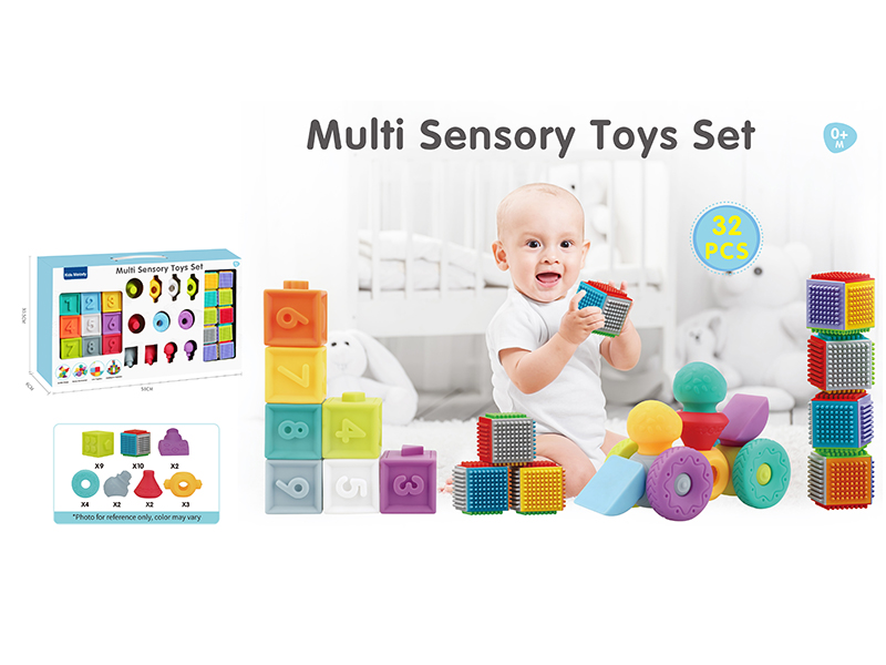 Sensory Toys Building Blocks Set 32pcs