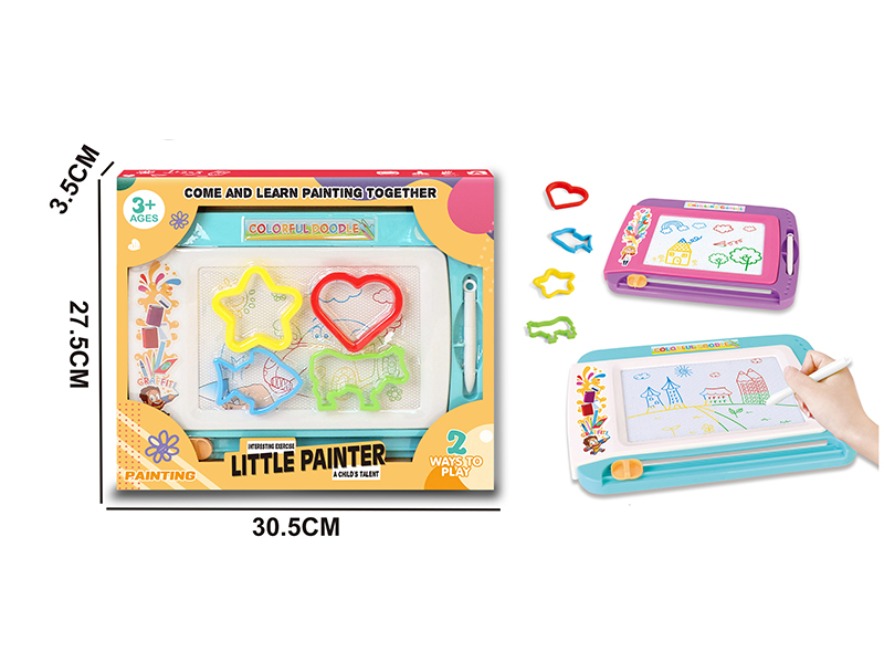 Magnetic Color Boys And Girls Writing Board +Pen+Accessories