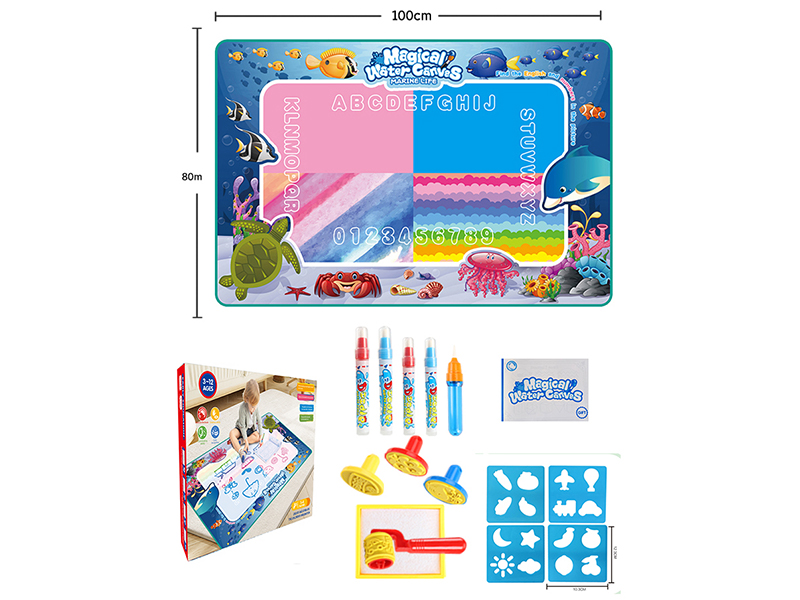 Magic Water Canvas Graffiti Mat