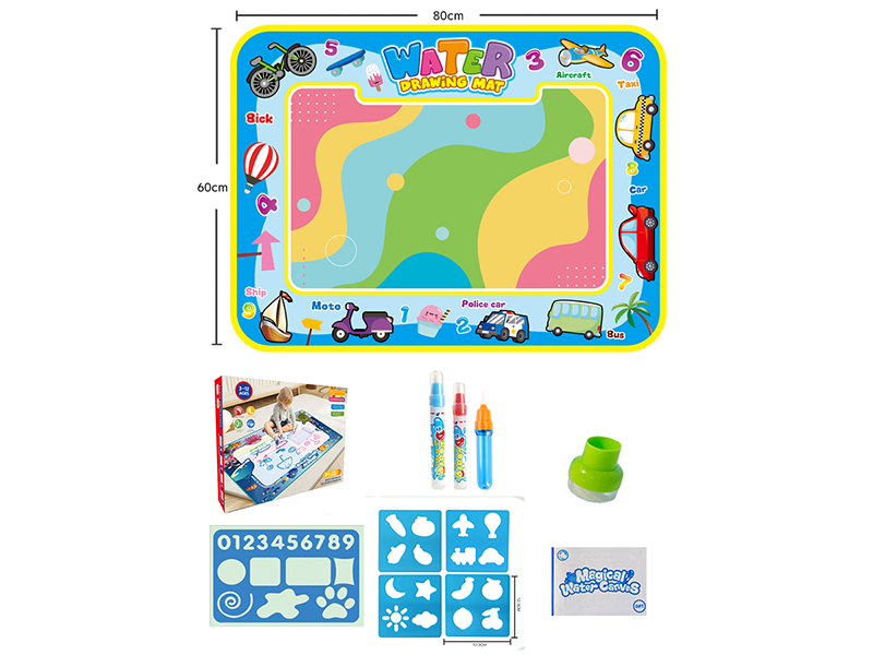 Magic Water Canvas Graffiti Mat
